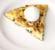 Cheesy Leftover Turkey Frittata Recipe