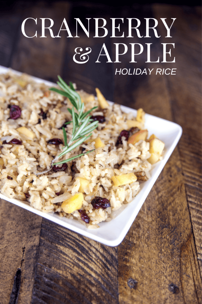 Cranberry Apple Holiday Rice Recipe