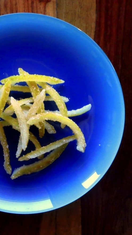 Candied Lemon Peels Instant Pot Recipe