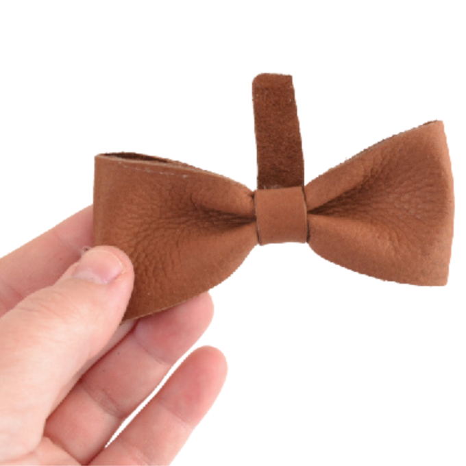 DIY Leather Hair Bows