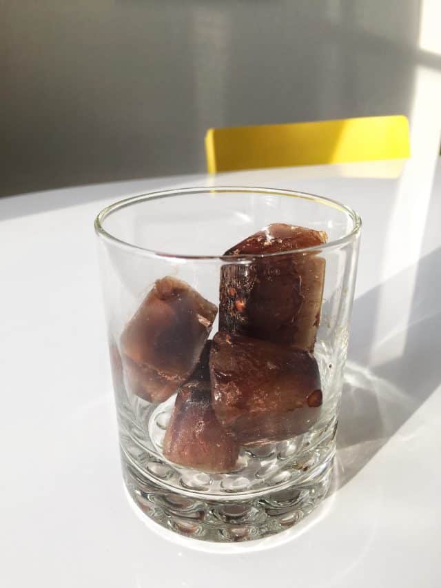 Leftover Coffee Ice Cubes Recipe Mom Spark Mom Blogger