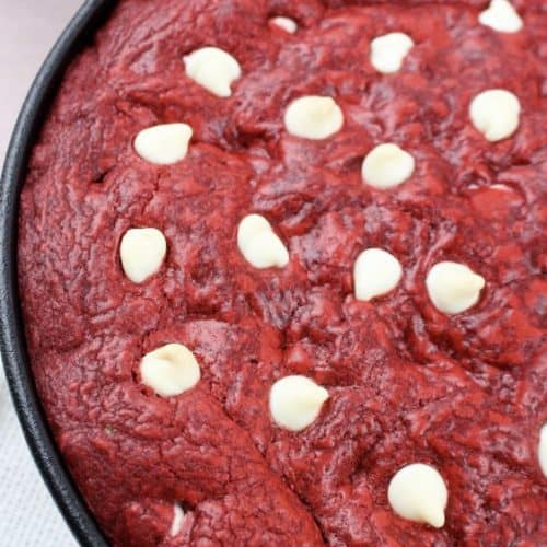 Red Velvet Skillet Cookie Recipe