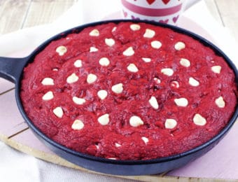 Red Velvet Skillet Cookie Recipe