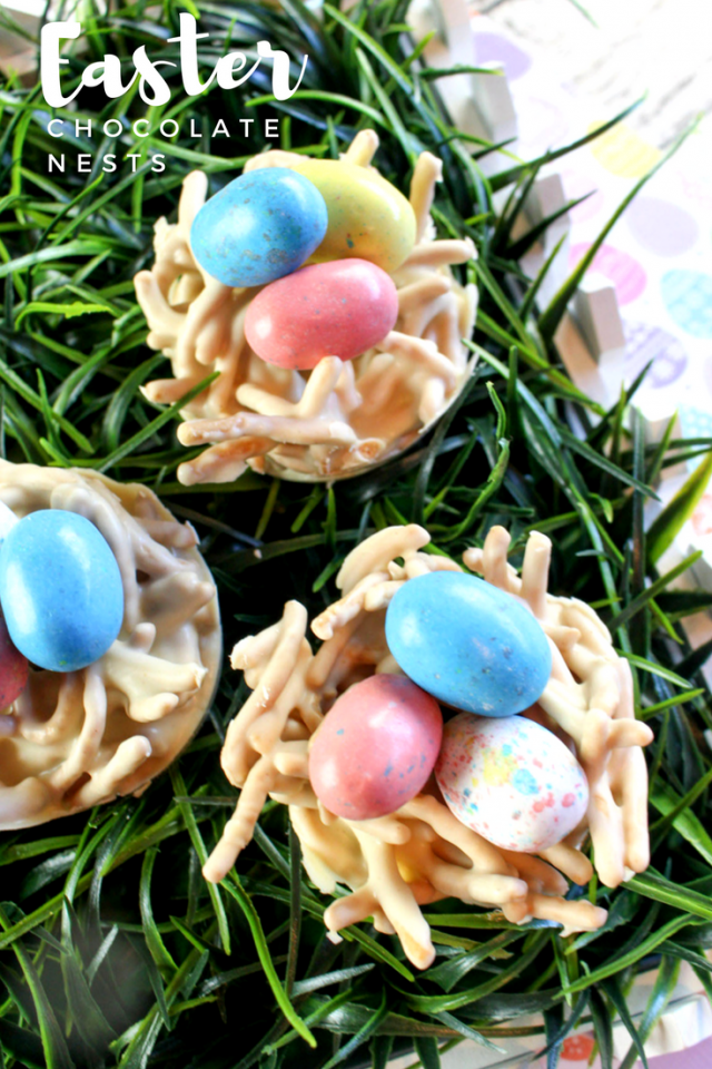 Chocolate Easter Candy Nests Recipe