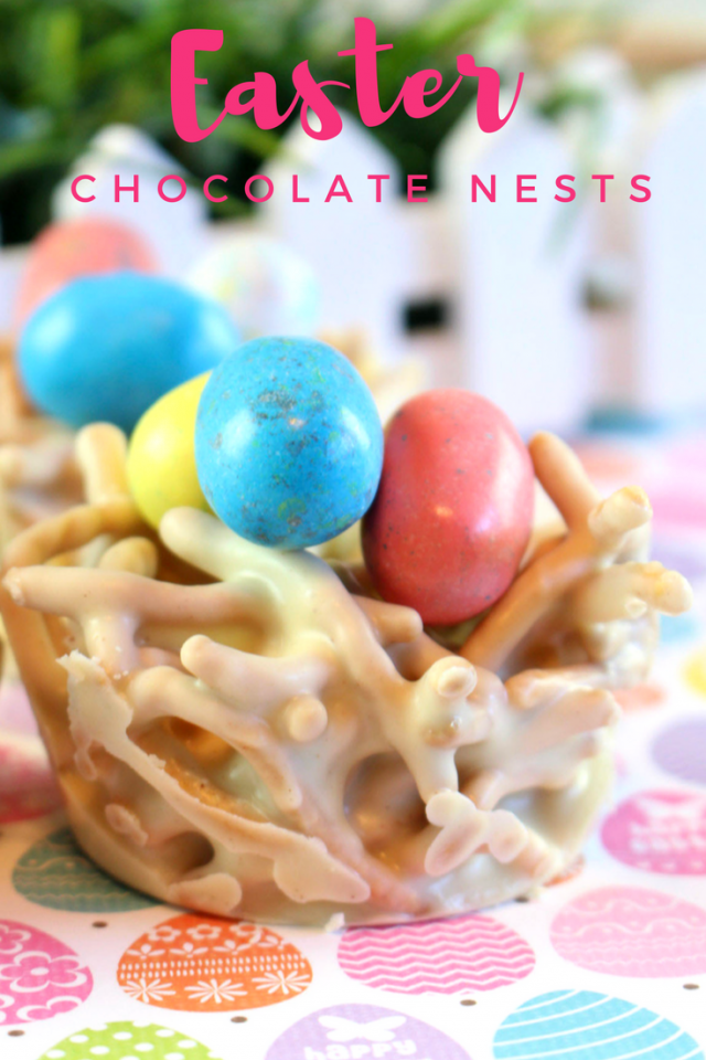 Chocolate Easter Candy Nests Recipe