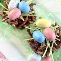 Chocolate Easter Candy Nests Recipe