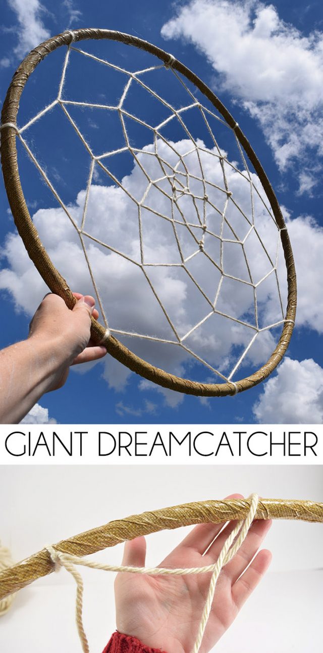 How to Make a Giant Dreamcatcher with 3 Items