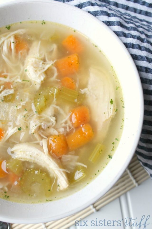 Instant Pot Chicken Veggie Soup Fall is the best time to bust out your instant pot. There are so many fall-inspired instant pot recipes for cozy, crisp autumn days.