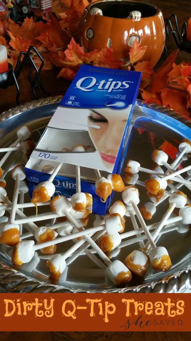 Halloween Dirty Earwax Q-Tip Treats Recipe