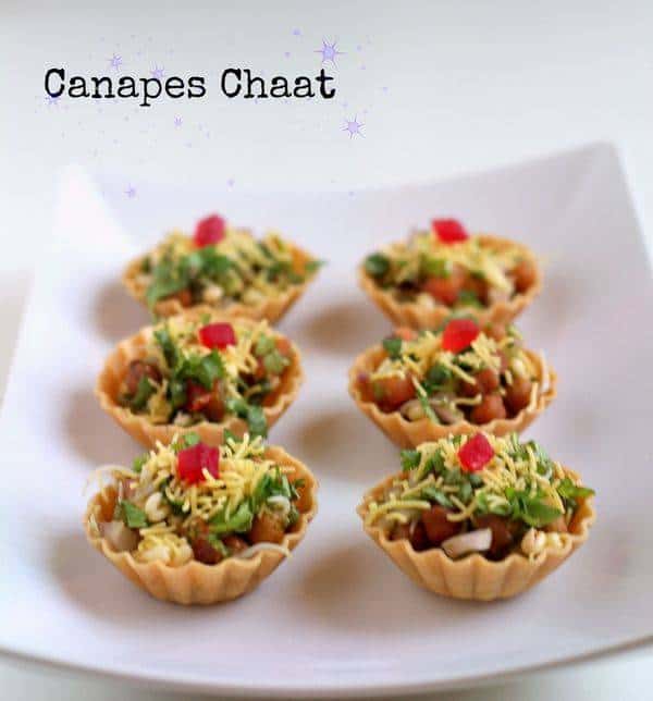 Canapes Chaat Recipe