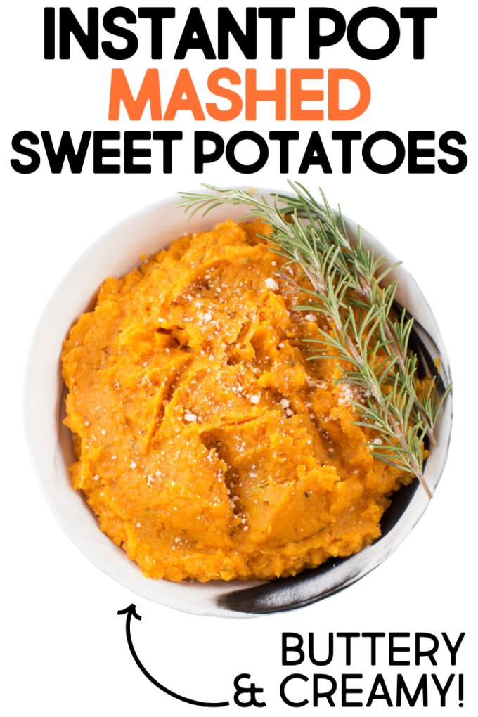 Instant Pot Pressure Cooker Mashed Sweet Potatoes Recipe