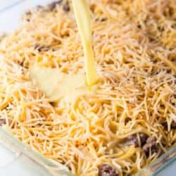 Overnight Cheesy Sausage and Hashbrown Breakfast Casserole Recipe 4