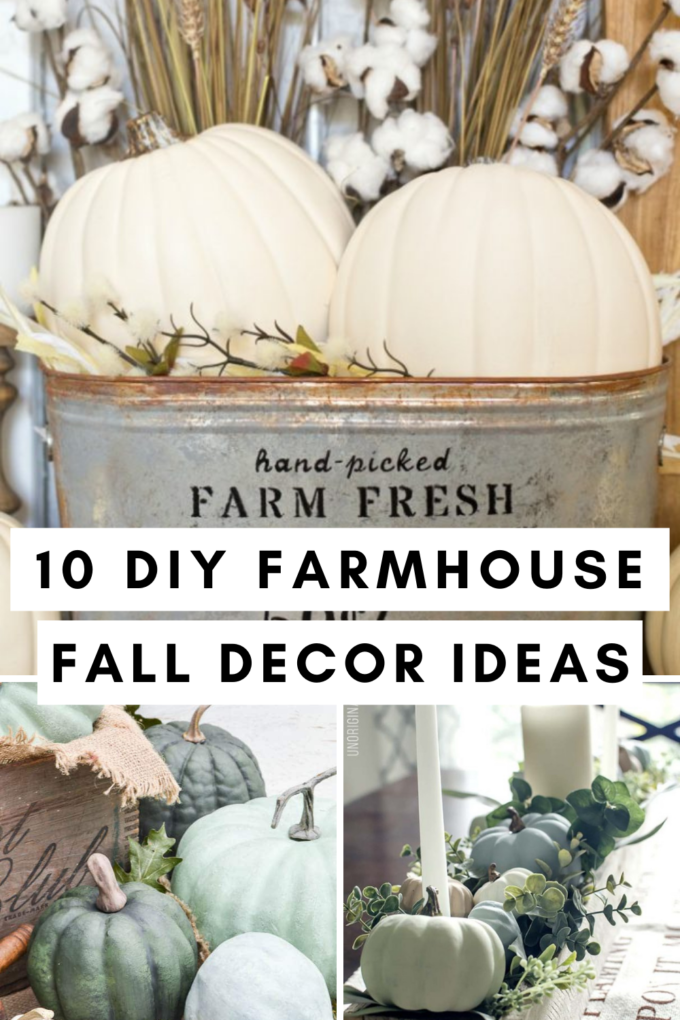 10 DIY Farmhouse Fall Decor Ideas