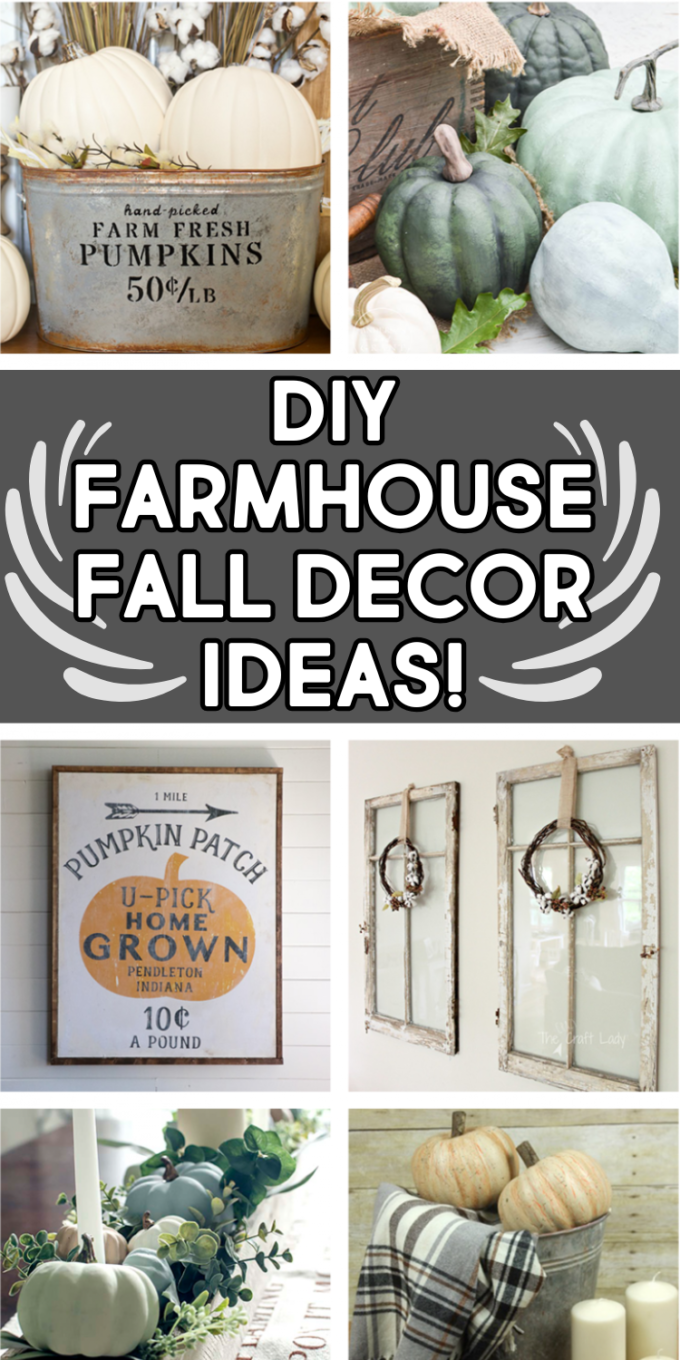 10 DIY Farmhouse Fall Decor Ideas