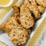 Crispy Chicken Fingers with Honey Mustard Sauce
