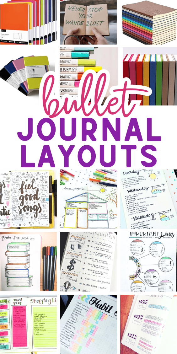 Bullet Journal Layouts
