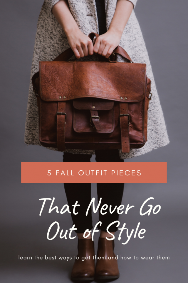 5 Fall Outfit Pieces That Never Go Out of Style At Any Age - these are Fall fashion staples - scarf, boots, sweater, leggings, big bag - that we should all have in our closets (in multiple styles and colors, of course) to put together an easy, comfy, cozy, and street style-worthy outfit perfect for the cool climate. 