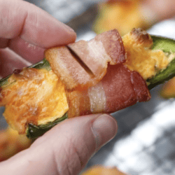 Bacon-Wrapped Cheese-Stuffed Jalapeño Appetizers