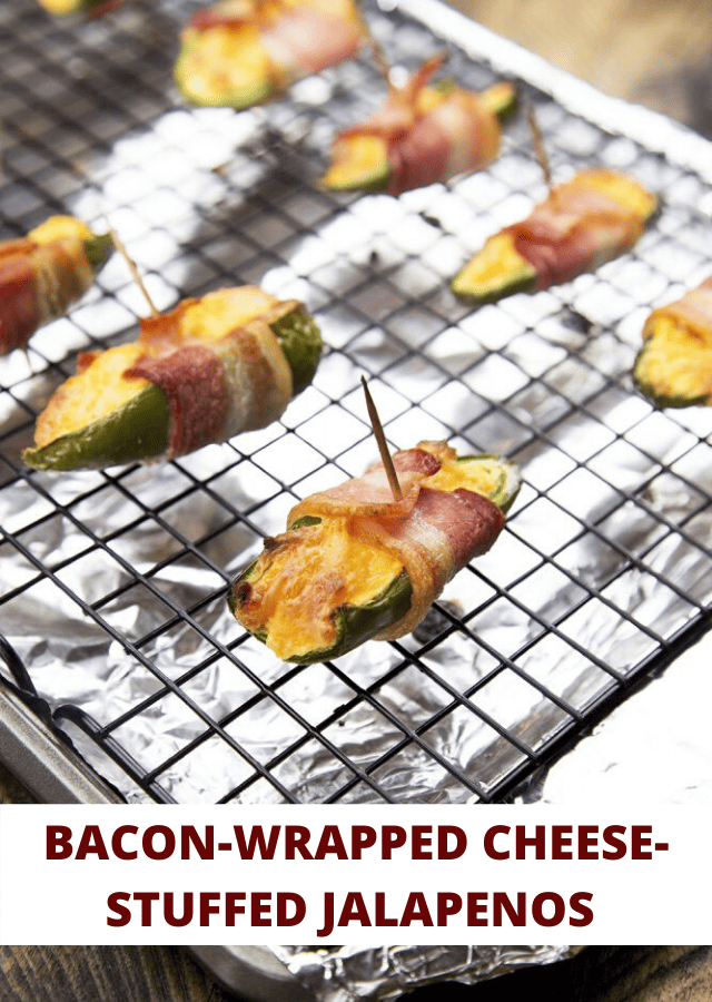 Bacon-Wrapped Cheese-Stuffed Jalapeño Appetizers