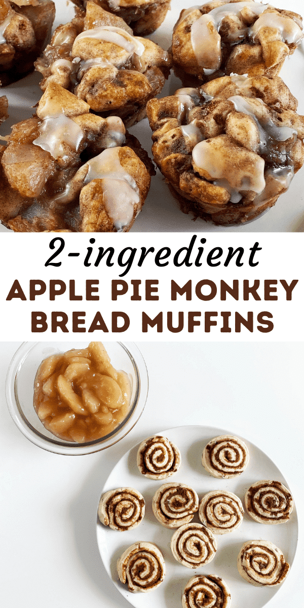 2-Ingredient Apple Pie Monkey Bread Muffins Recipe