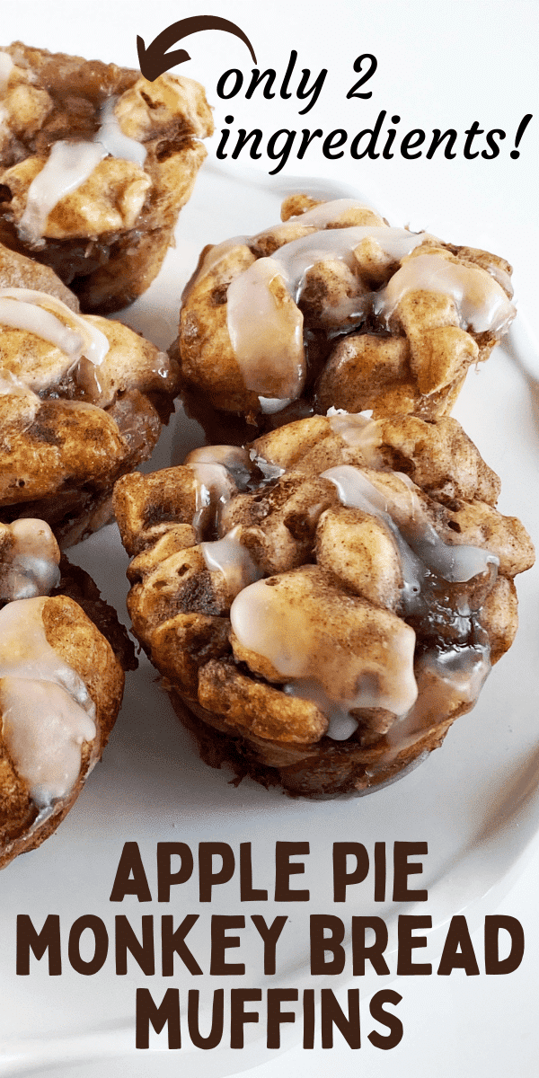 2-Ingredient Apple Pie Monkey Bread Muffins Recipe