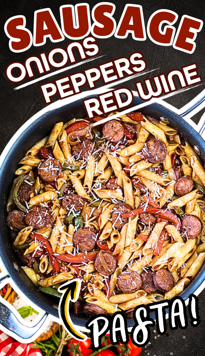 Gluten-Free Skillet Sausage and Peppers Pasta