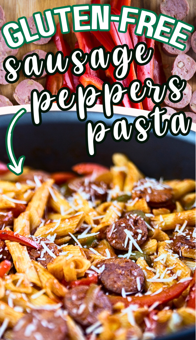 Gluten-Free Skillet Sausage and Peppers Pasta