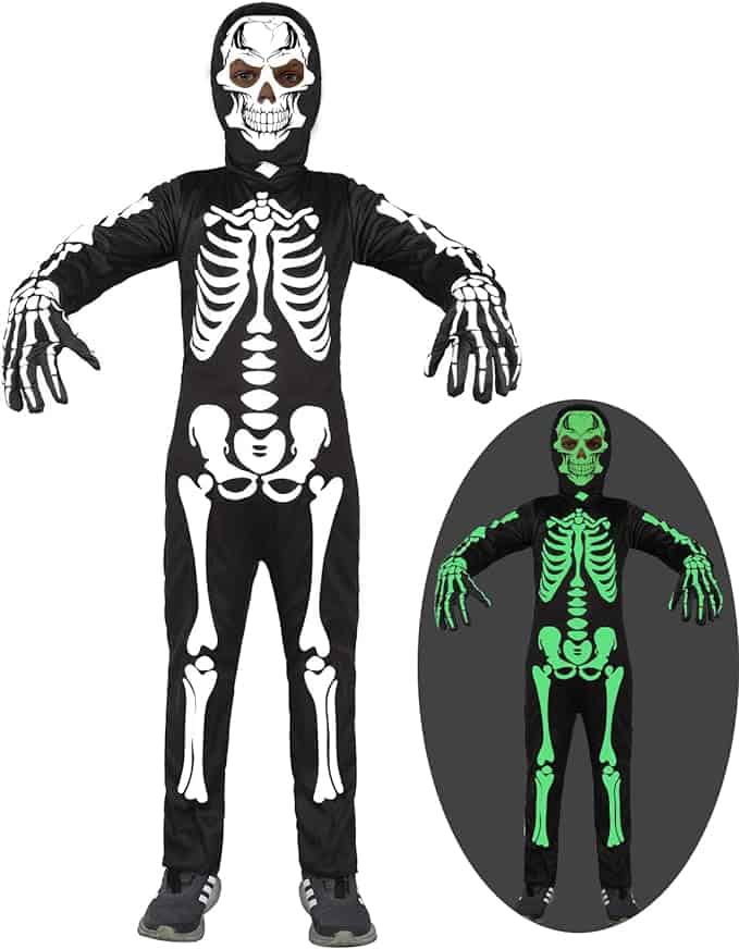 Glow in the Dark Skeleton Halloween Costume