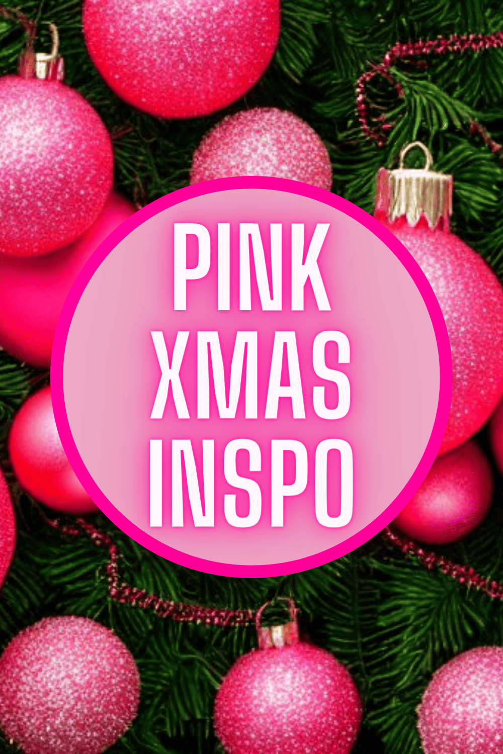 Pink Christmas Decor Inspiration - Mom Spark
