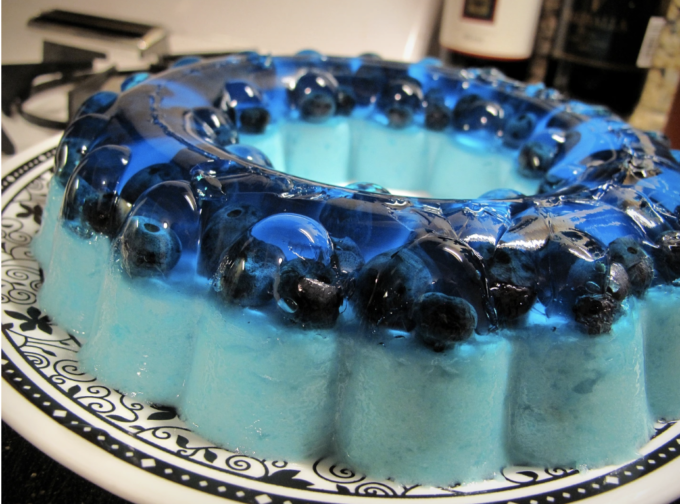 Blueberry Yogurt Salad Mold