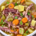 Crockpot Corned Beef and Cabbage Soup